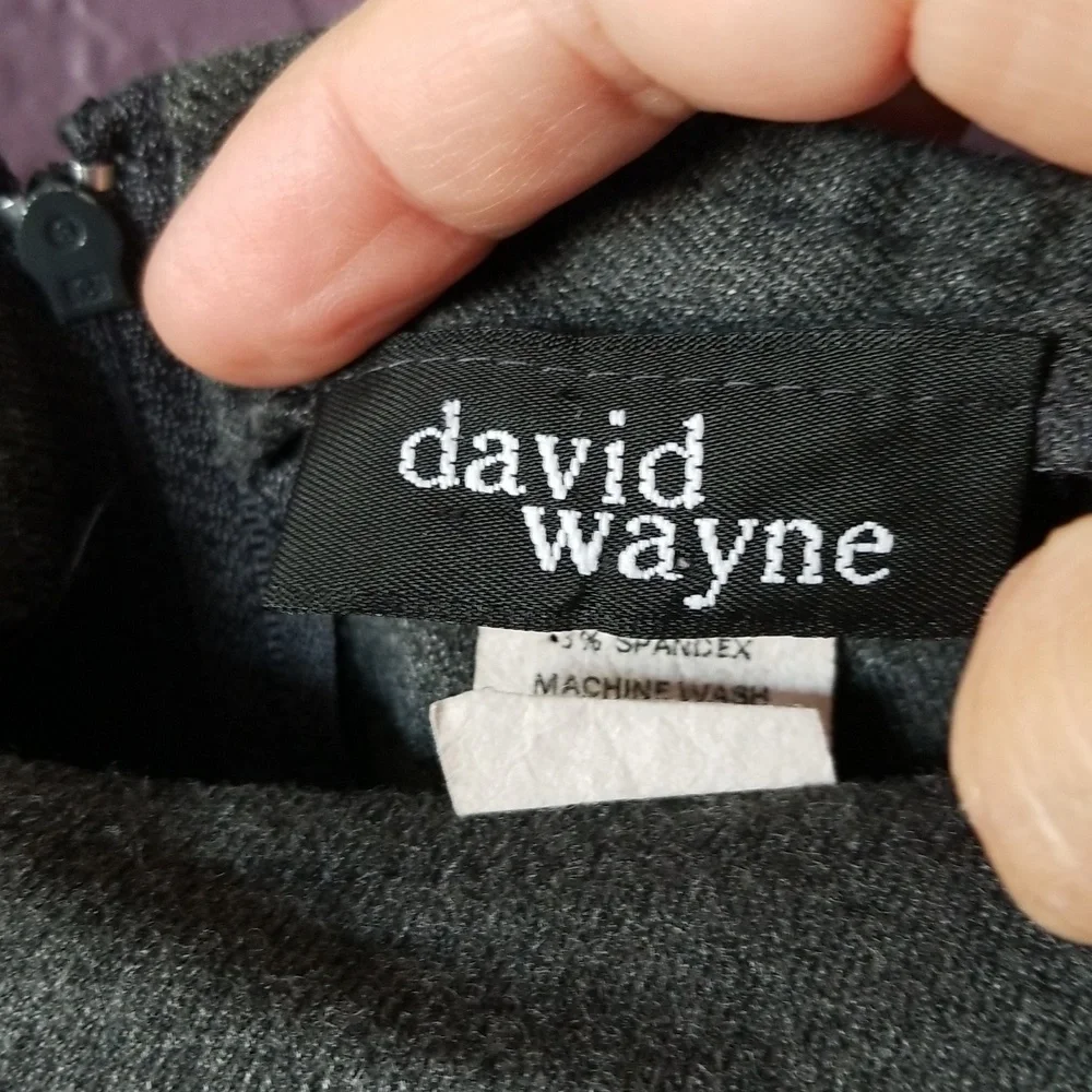 David Wayne Gray Dress - Picture 7 of 8